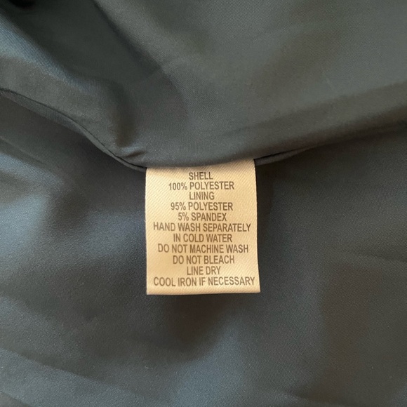 Satin Blue Strapless Minidress - Picture 8 of 8